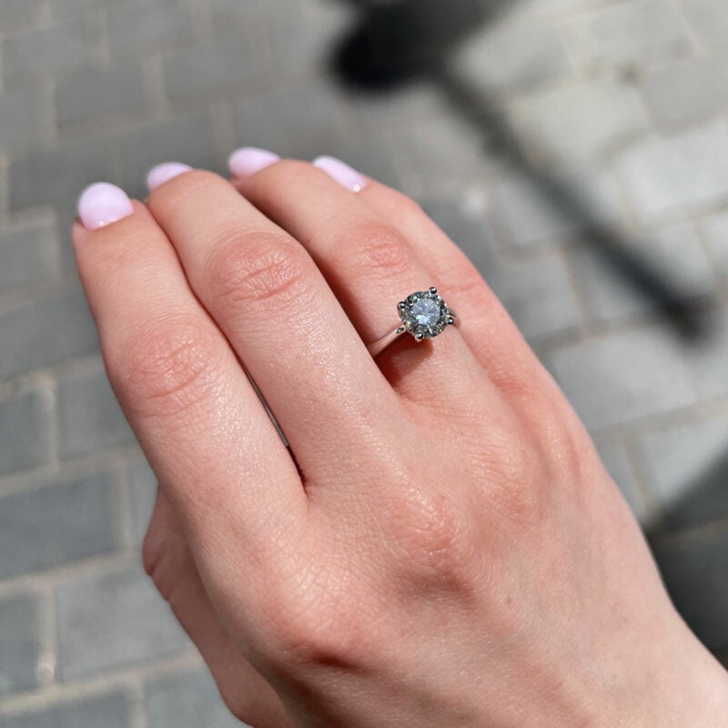 1.70 Carat solitaire diamond engagement ring OROGEM Jewelers Engagement Rings
