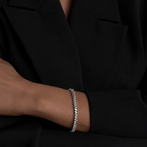 Marquise Cut Diamond Tennis Bracelet
