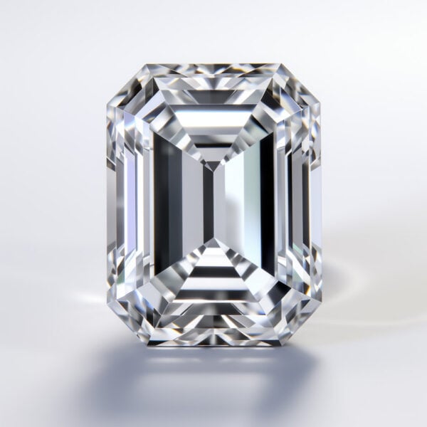 Diamante Emerald 0.24 CARATI F VVS2 GIA