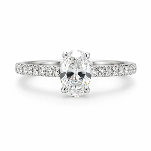 Oval Diamond Engagement Ring