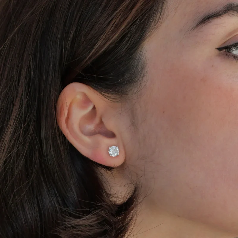 2.00 Ct. Tw. Labgrown Diamond Classic Solitaire Earrings