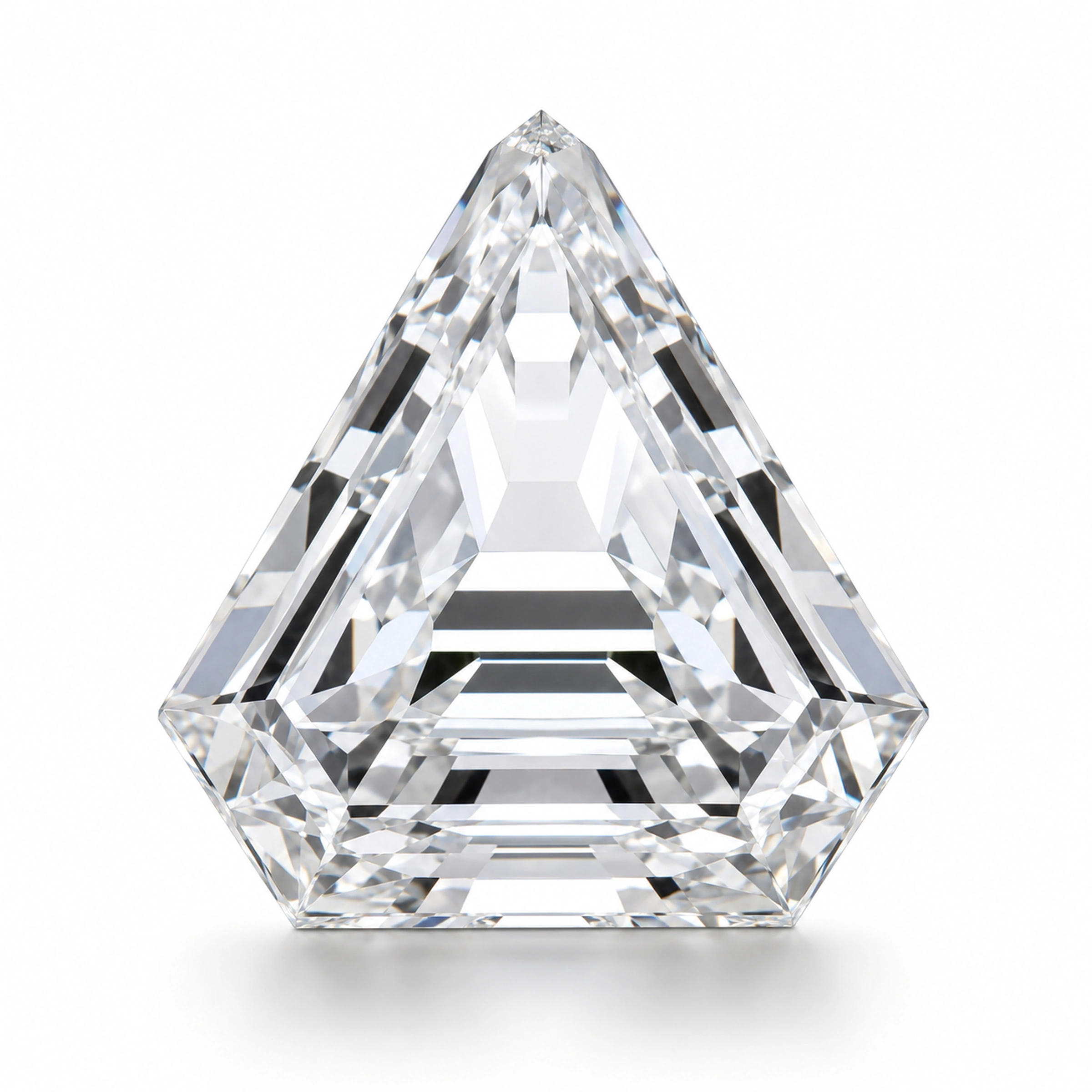 Modified Shield Step Cut 1 Diamant Shield 0.51 Karaat E Vs1 Gia